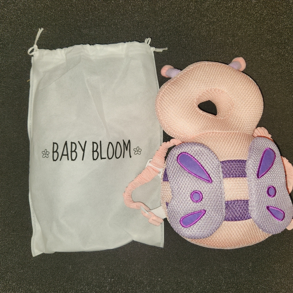 BabyBloom Butterfly Baby Head Protection Back Pack for new crawlers/walkers NWOT